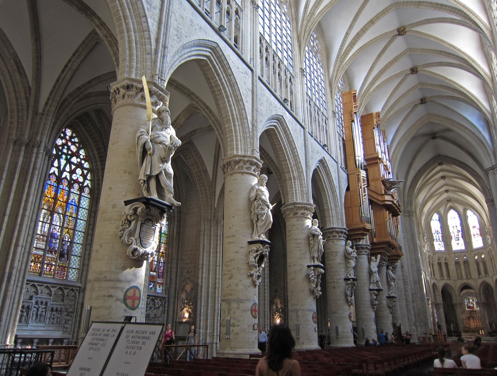 Columns, Saints and Stained Glass